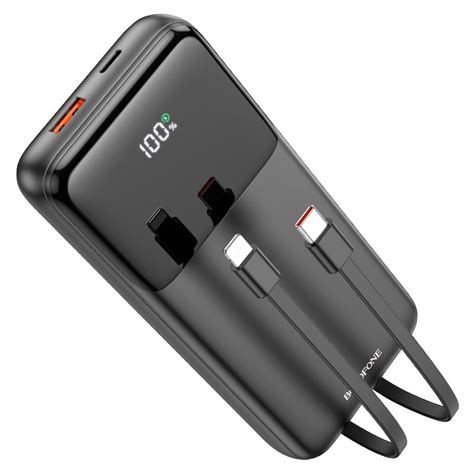 Power Bank BOROFONE 20000mAh BJ22A BLACK | Baku Electronics 2025