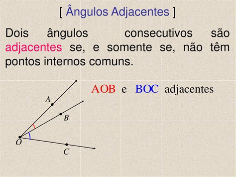 Angulos Consecutivos E Adjacentes - 7