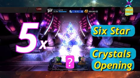 6 Star Featured Crystals Opening 5x Six Star Crystals Marvel Contest Of Champions Youtube