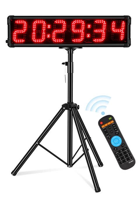 Amazon Hanchen Digits Led Race Timing Clock Double Sided Led