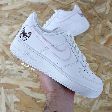 Nike Air Force 1 Custom Silhouette Papillon Sneakeaze Customs