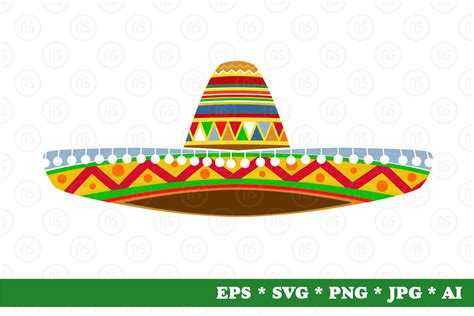 Cartoon Sombrero. Graphic by norsob · Creative Fabrica