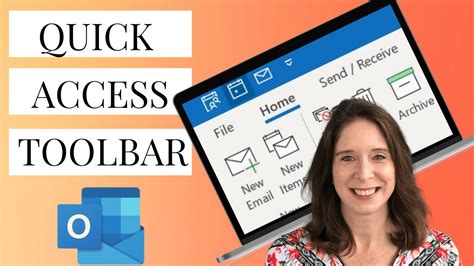 How To Customize The Quick Access Toolbar In Microsoft Outlook Youtube