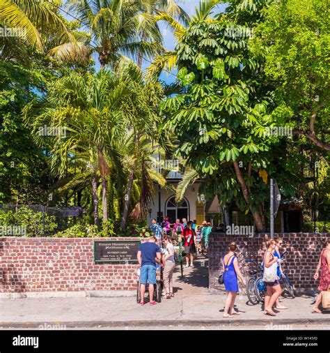 Entrance to Hemingway House in Key West Florida USA Stock Photo - Alamy