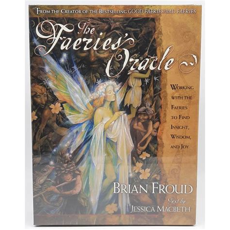 The Faeries Oracle Illustrated Book Deck Of Oracle Cards Brian