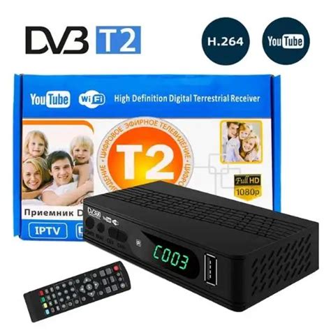 Decodificador De TV Por Sat Lite DVB T2 Receptor Digital Terrestre HD H