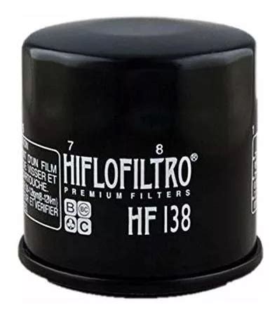 Filtro De Aceite Premium Hiflofiltro Hf138 4 Negro Paquete Cuotas