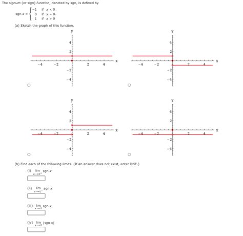 Solved -1 The signum (or sign) function, denoted by sgn, is | Chegg.com