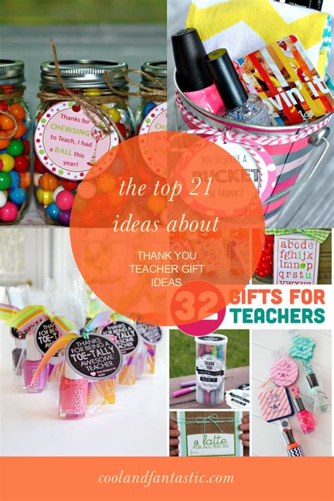 The top 21 Ideas About Thank You Teacher Gift Ideas - Home, Family ...