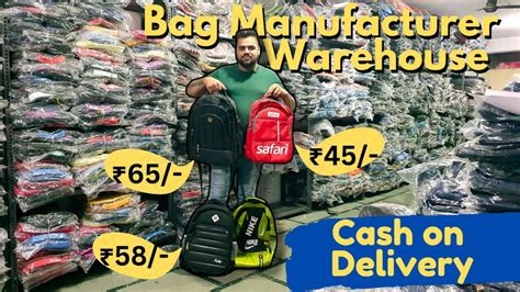 Bags Manufacturer And Biggest Warehouse In Mumbai Wholesale Market