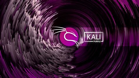 Kali Linux Linux Purple Background Kali Purple Digital Art Operating