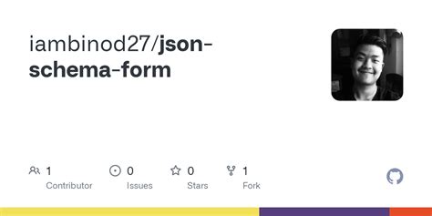 GitHub - iambinod27/json-schema-form