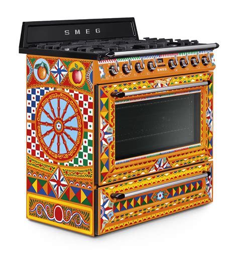 Smeg Multi X Dolce Gabbana Sicily Is My Love Caretto Oven Harrods UK