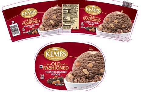 Kemps Old Fashioned Ice Cream Toasted Almond Fudge Grovara