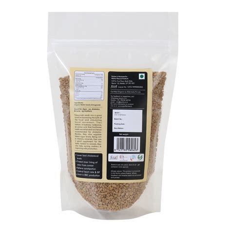 Methi Dana Fenugreek Whole Organic