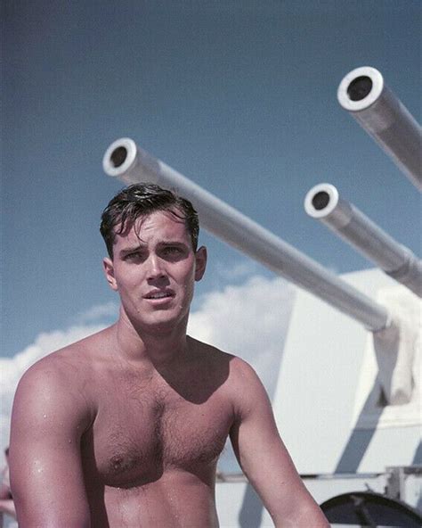 JEFFREY HUNTER Rare PHOTO Physique Beefcake 8X10 BUY 2 GET 1 FREE