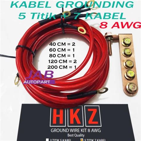 Jual Kabel Grounding Mobil Kabel Awg Kabel Ground Wire Kit Hkz