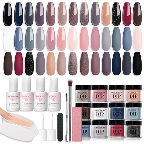 Amazon 31 Pcs Dip Powder Nail Kit Starter AZUREBEAUTY All Season