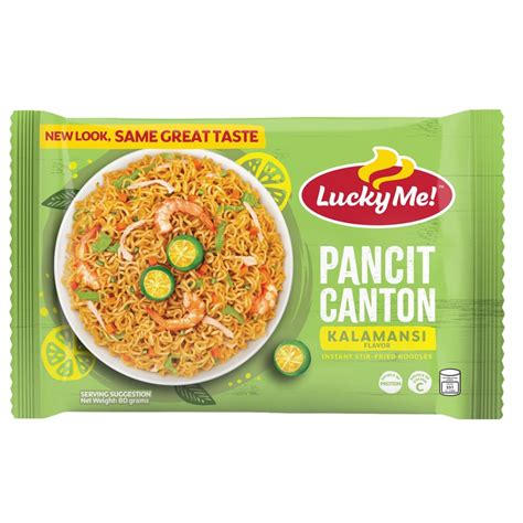 Lucky Me Pancit Canton Instant Noodles Kalamansi 80g Shopee Philippines