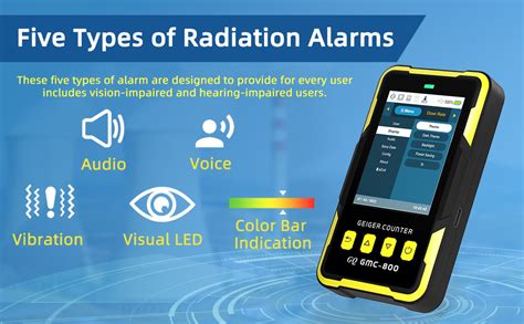 Nuclear Radiation Detector GQ GMC 800 Geiger Counter USA Design Product