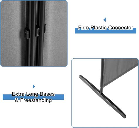 Imseigo Divisor De Habitaci N Plegable De Pies Pantallas De