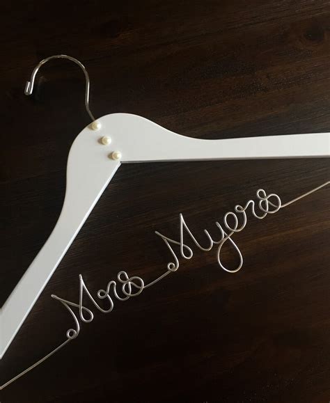 Wedding Hanger Name Hanger Wedding Dress Hanger - Etsy