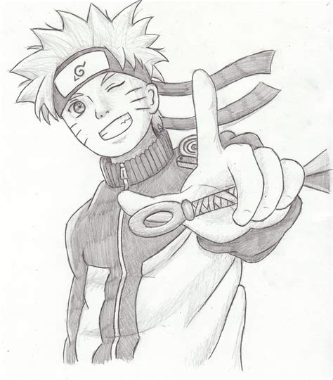 Naruto Pencil Drawing at GetDrawings | Free download