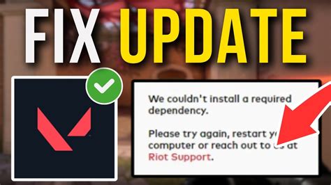 How To Fix Valorant We Couldn T Install A Required Dependency Youtube