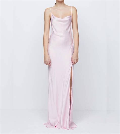 Bec Bridge Joelle Split Maxi Dress In Quartz Pink ShopStyle