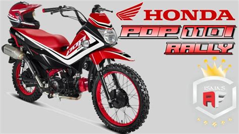 NOVO CONCEITO DA HONDA POP 110i RALLY 2020 YouTube