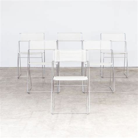 Set Of Vintage Stackable Chairs Nuova By Niels Jorgen Haugesen For