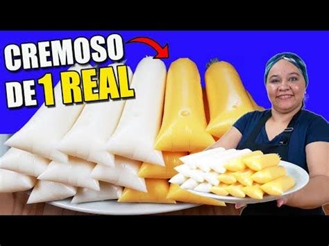 2 SABORES de Geladinho CREMOSO Para Vender por 1 Real FAÇA e Venda