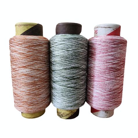 Polyester 160 DUPION GLITTER SPACE DYED YARN Count 30 At Rs 200 Kg In