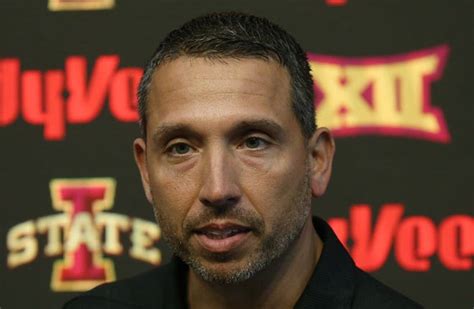 Photos: Iowa State football coach Matt Campbell holds press conference