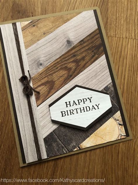 No Title Birthday Cards For Men Masculine Cards Stampin Up