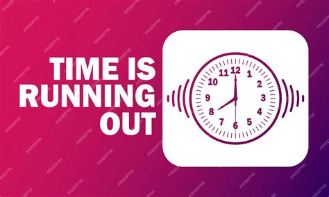 Premium Vector | Time is running out clock deadline ending soon vector ...