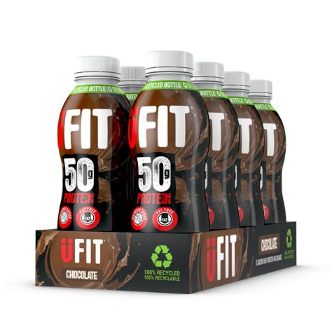 Ufit Drinks 50g Protein Shakes Uks No1