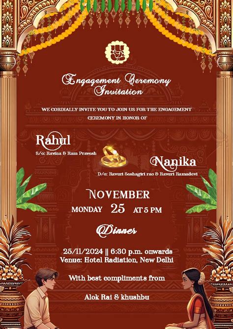 1 5K Free Engagement Invitation Templates In Tamil