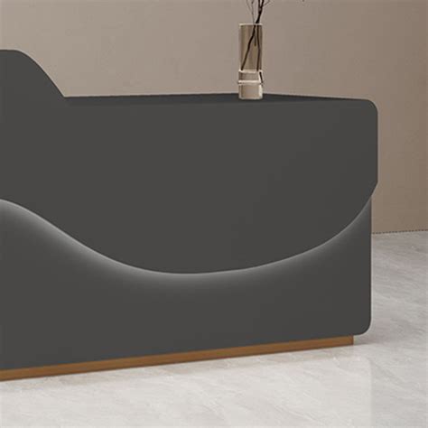 Ivy Bronx Hillechien Rectangle Laminate Reception Desk Wayfair Canada