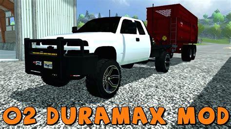 Farming Simulator 2013 2002 Chevy Duramax Flatbed Mod YouTube