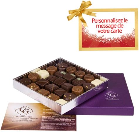 CH3 Boîte de Chocolats Weiss Fabrication Française 250g Ballotin de