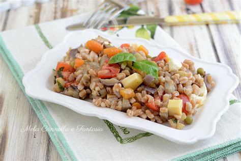 Insalata Di Farro Con Verdure Ricetta Estiva Facile E Gustosa