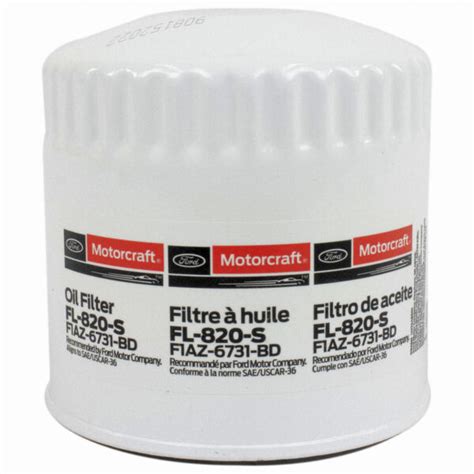 Engine Oil Filter Motorcraft FL 820 S For Sale Online EBay