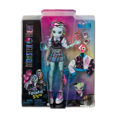 Mu Eca Monster High Frankie Stein Con Mascota Y Accesorios