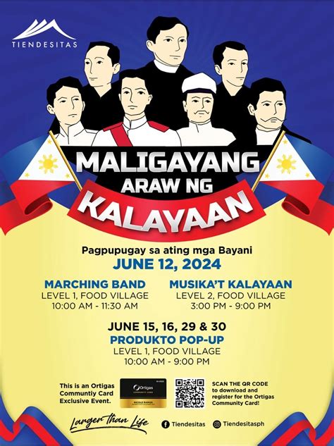 Ipinagdiriwang Ng Araw Ng Kalayaan Sa Ortigas Malls Ang Mga Bayani