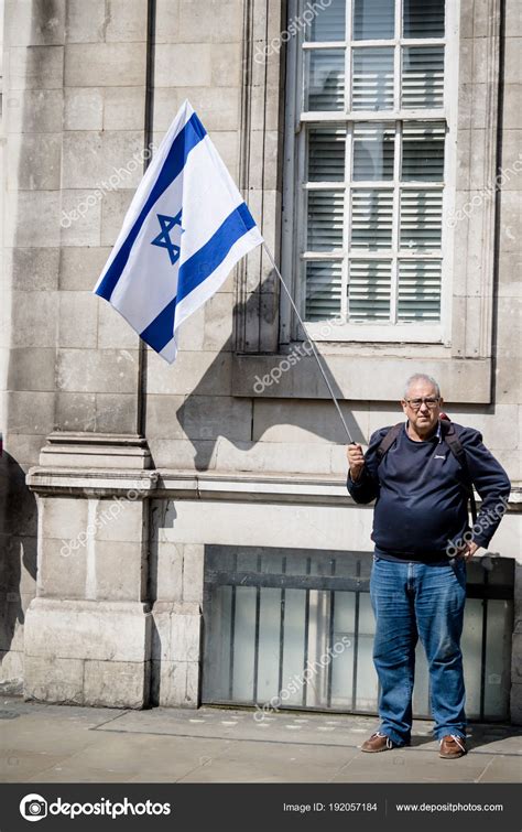 Protest near the Israeli Embassy London in support of Palestine – Stock ...