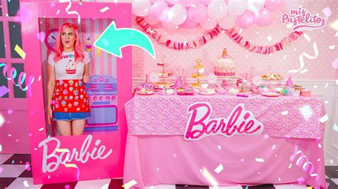 MI CUMPLEAÑOS DE BARBIE CHEF MIS PASTELITOS YouTube