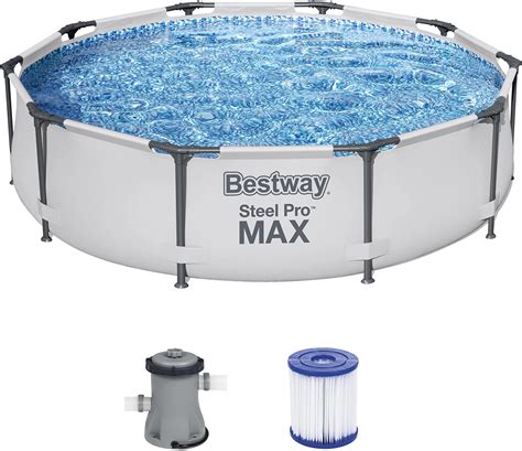 Intex Easy Set Pool Aufstellpool Blau Ø 305 x 76 cm Mit