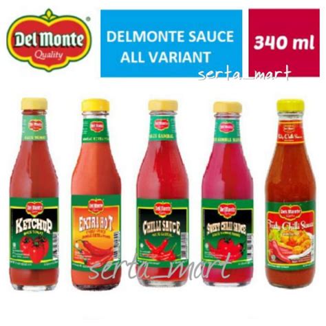 Delmonte Tomato Ketchup Del Monte Extra Hot Sweet Tasty Chili Sauce Ml Sambal Sauce Ml