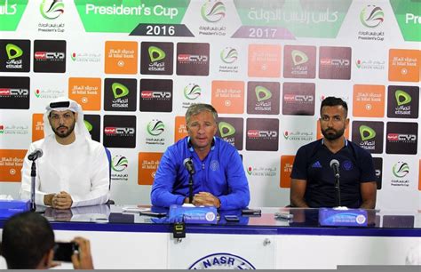 Pre match press conference Al Nasr vs Hatta - President's Cup Semi ...